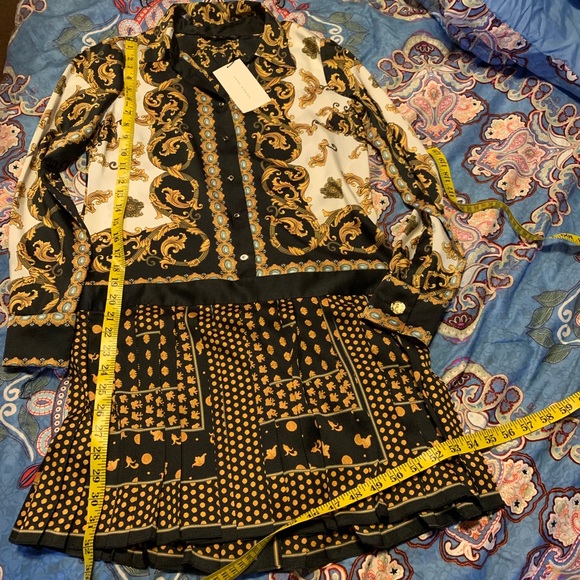 🎉Host Pick🎉BLOGGERS FAV Zara Patchwork Dress - Picture 7 of 8